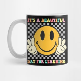 Its A Beautiful Day For Learning Groovy Teacher Mug